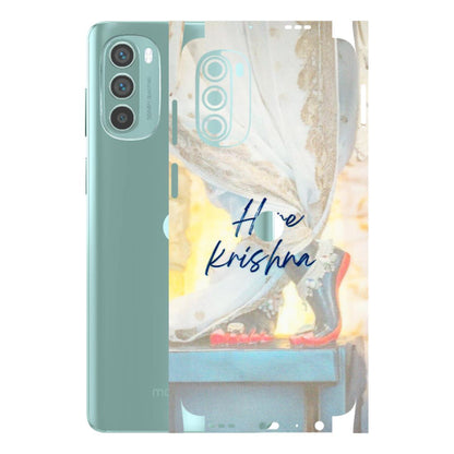 Motorola Phone Skins (All Models) - Hare Krishna - 3D Embossed Finish (L-03) Motorola G62 5G -