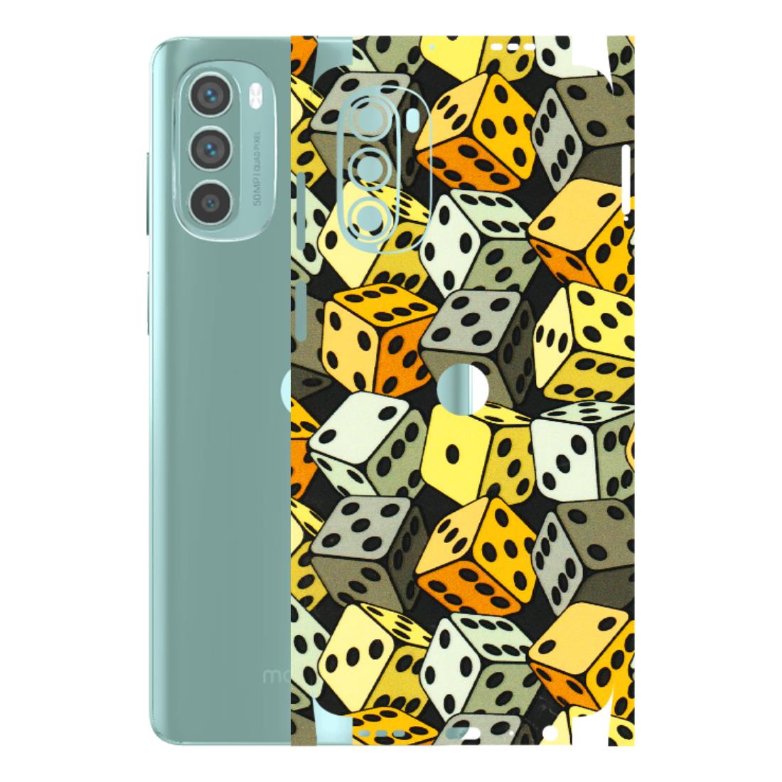 Motorola Phone Skins (All Models) - Dices Of Life - 3D Embossed Finish (L-04) Motorola G62 5G -