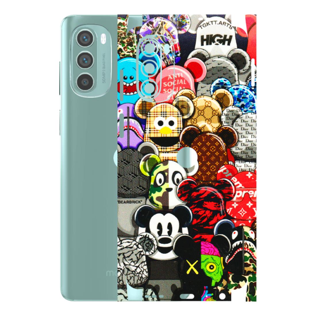 Motorola Phone Skins (All Models) - More Mickey Mouses - 3D Embossed Finish (L-118) Motorola G62 5G -
