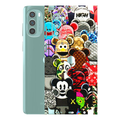 Motorola Phone Skins (All Models) - More Mickey Mouses - 3D Embossed Finish (L-118) Motorola G62 5G -