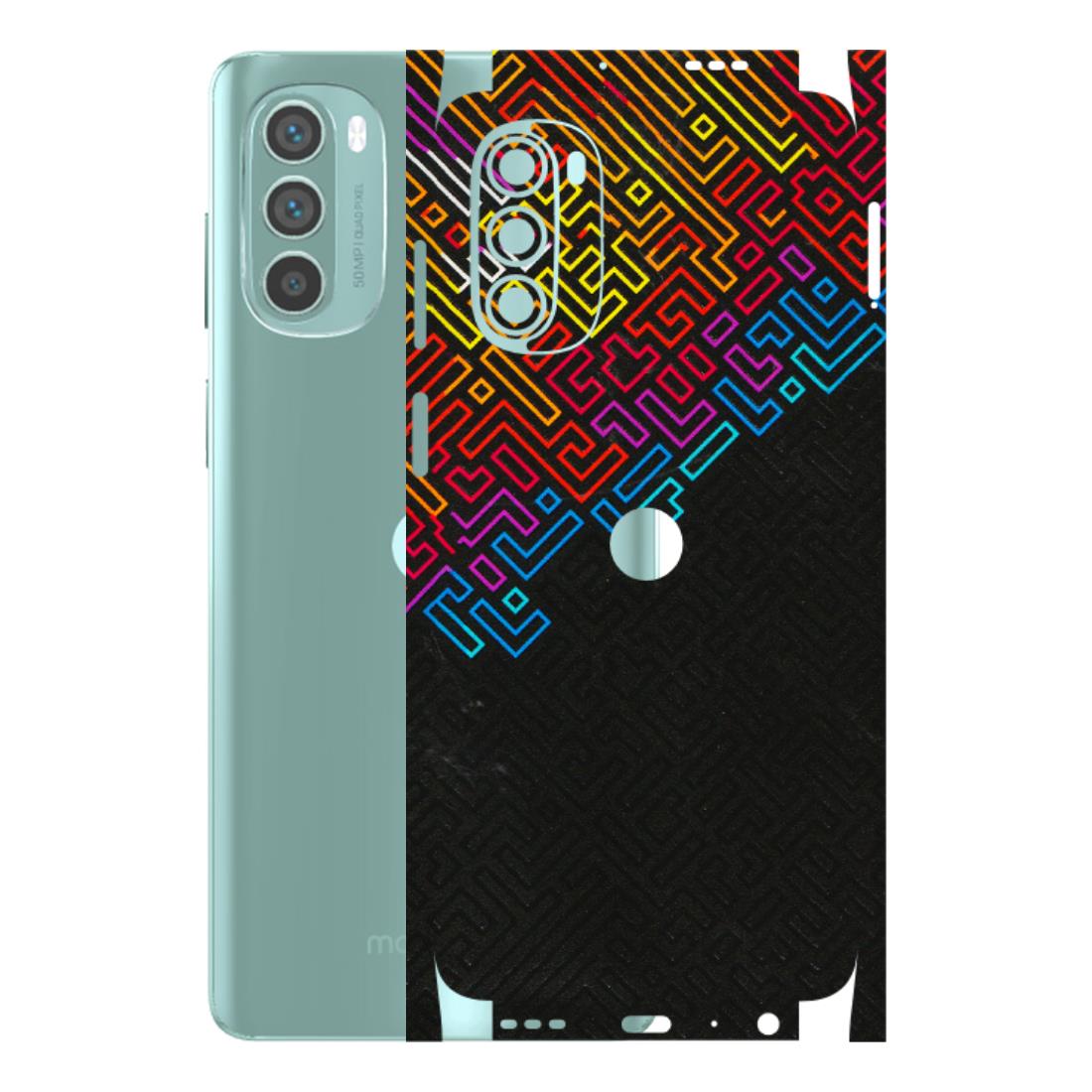 Motorola Phone Skins (All Models) - Dotme Pattern Art - 3D Embossed Finish (L-121) Motorola G62 5G -