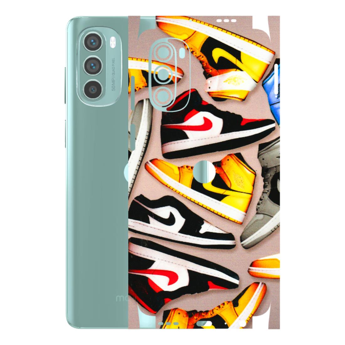 Motorola Phone Skins (All Models) - Sneaker Lover - 3D Embossed Finish (L-135) Motorola G62 5G -