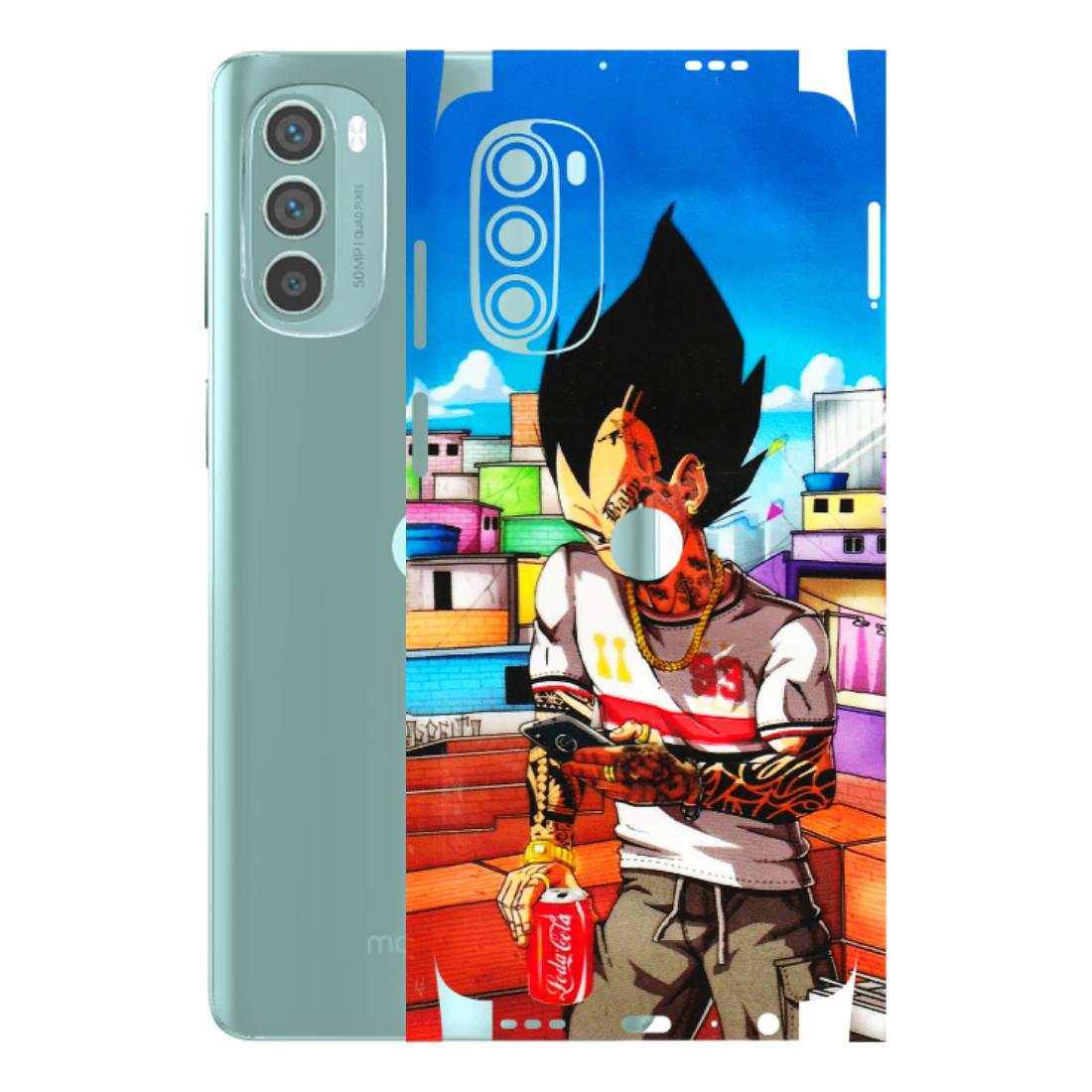 Motorola Phone Skins (All Models) - Vegeta - 3D Embossed Finish (L-136) Motorola G62 5G -