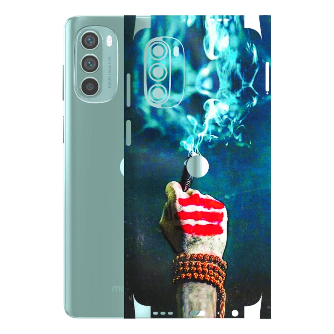 Motorola Phone Skins (All Models) - Mahadev Bhakt - 3D Embossed Finish (L-146) Motorola G62 5G -