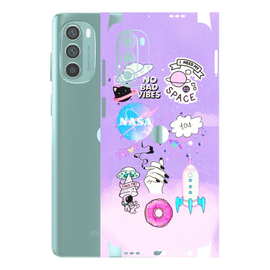 Motorola Phone Skins (All Models) - I Need My Nasa Skin - 3D Embossed Finish (L-149) Motorola G62 5G -