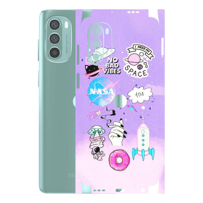 Motorola Phone Skins (All Models) - I Need My Nasa Skin - 3D Embossed Finish (L-149) Motorola G62 5G -