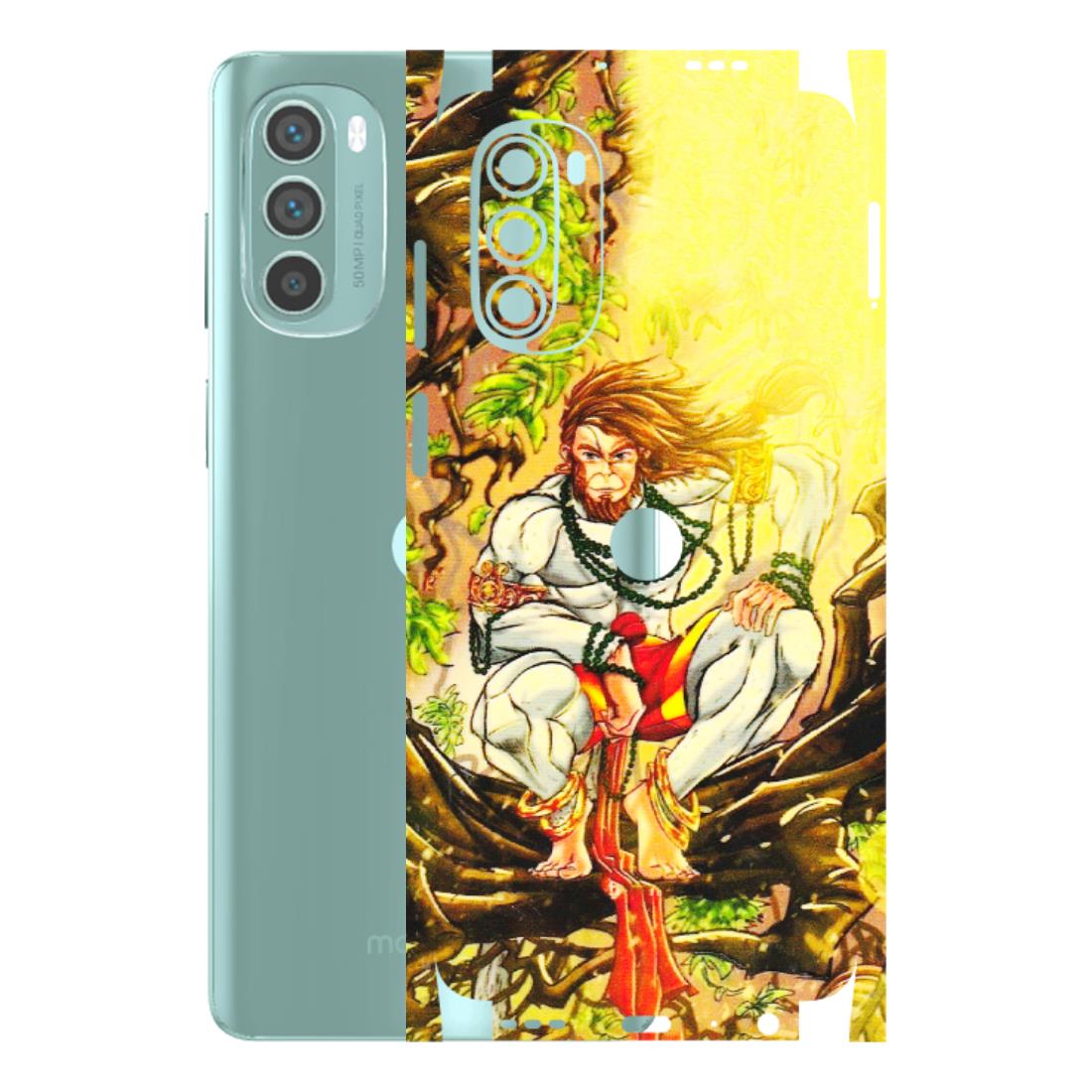Motorola Phone Skins (All Models) - Lord Hanuman - 3D Embossed Finish (L-152) Motorola G62 5G -