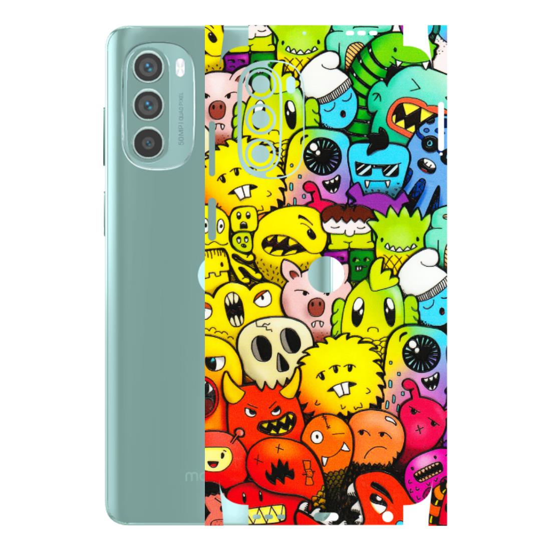 Motorola Phone Skins (All Models) - Angry Funkies - 3D Embossed Finish (L-169) Motorola G62 5G -