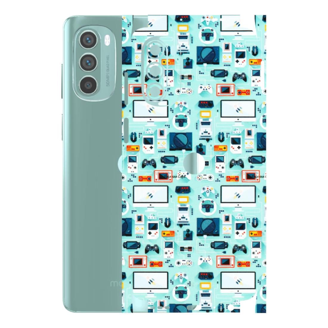 Motorola Phone Skins (All Models) - Gadgets Doodle - 3D Embossed Finish (L-184) Motorola G62 5G -