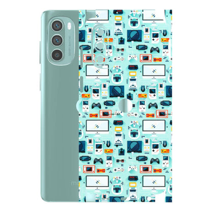 Motorola Phone Skins (All Models) - Gadgets Doodle - 3D Embossed Finish (L-184) Motorola G62 5G -