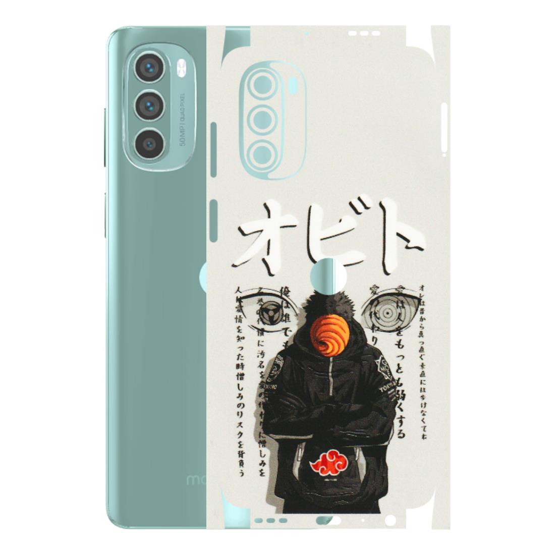 Motorola Phone Skins (All Models) - Obito Anime Eye - 3D Embossed Finish (L-19) Motorola G62 5G -