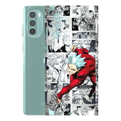 Motorola Phone Skins (All Models) - Anime Comic - 3D Embossed Finish (L-192) Motorola G62 5G -