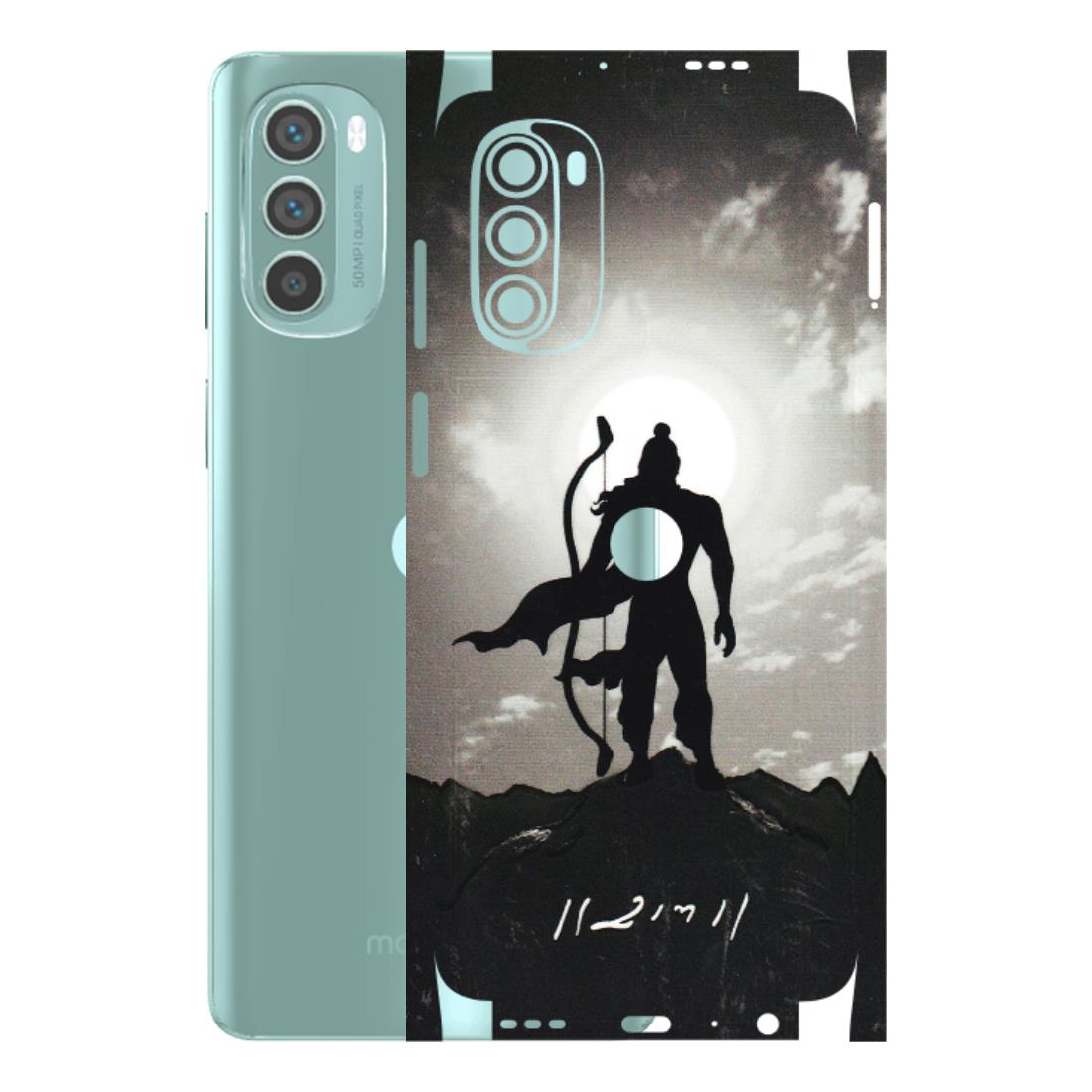 Motorola Phone Skins (All Models) - Jai Siya Ram - 3D Embossed Finish (L-200) Motorola G62 5G -