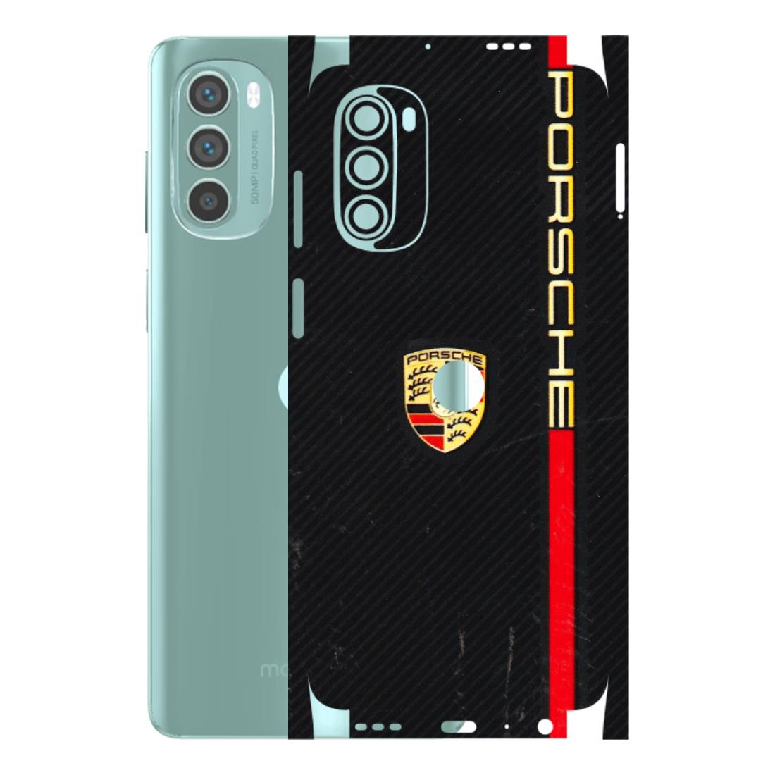 Motorola Phone Skins (All Models) - Premium Porsche - 3D Embossed Finish (L-225) Motorola G62 5G -