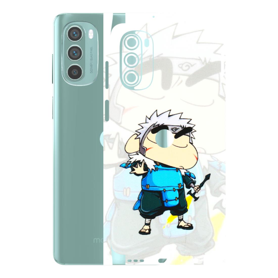Motorola Phone Skins (All Models) - Angry Young Shinchan - 3D Embossed Finish (L-226) Motorola G62 5G -