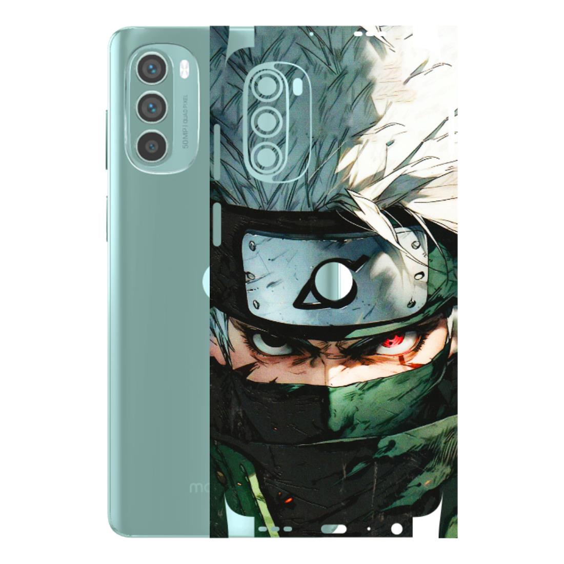 Motorola Phone Skins (All Models) - Kakashi Red Eye Focus - 3D Embossed Finish (L-227) Motorola G62 5G -