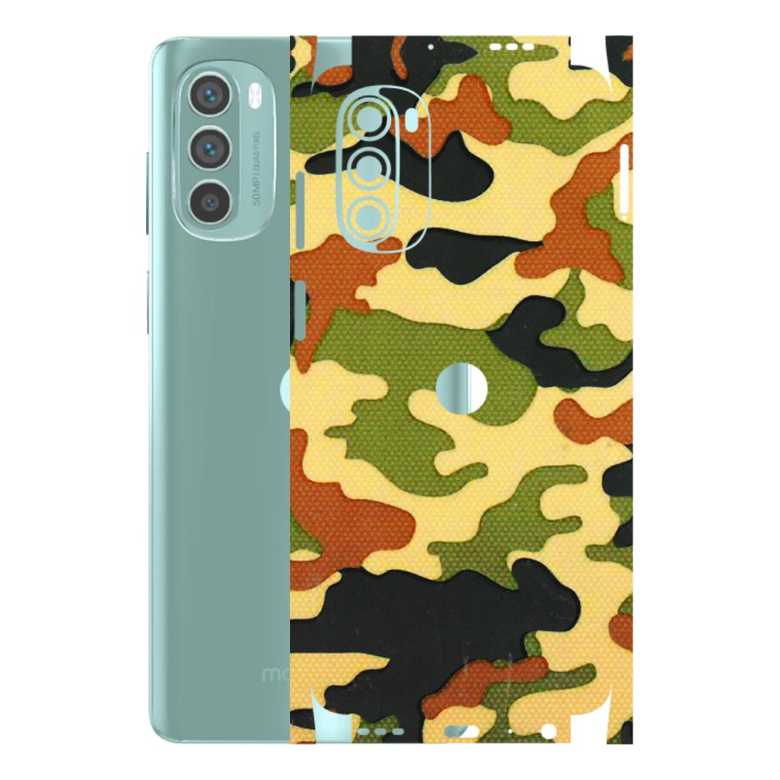 Motorola Phone Skins (All Models) - Indian Military - 3D Embossed Finish (L-234) Motorola G62 5G -