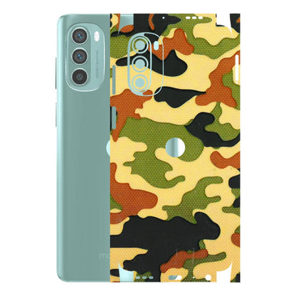 Motorola Phone Skins (All Models) - Indian Military - 3D Embossed Finish (L-234) Motorola G62 5G -