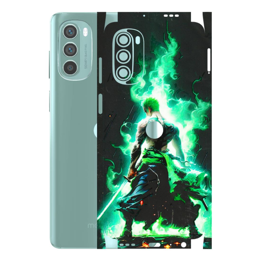 Motorola Phone Skins (All Models) - Zoro Sword - 3D Embossed Finish (L-241) Motorola G62 5G -