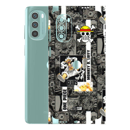 Motorola Phone Skins (All Models) - Cuffy Anime MonkeyCamic - 3D Embossed Finish (L-242) Motorola G62 5G -