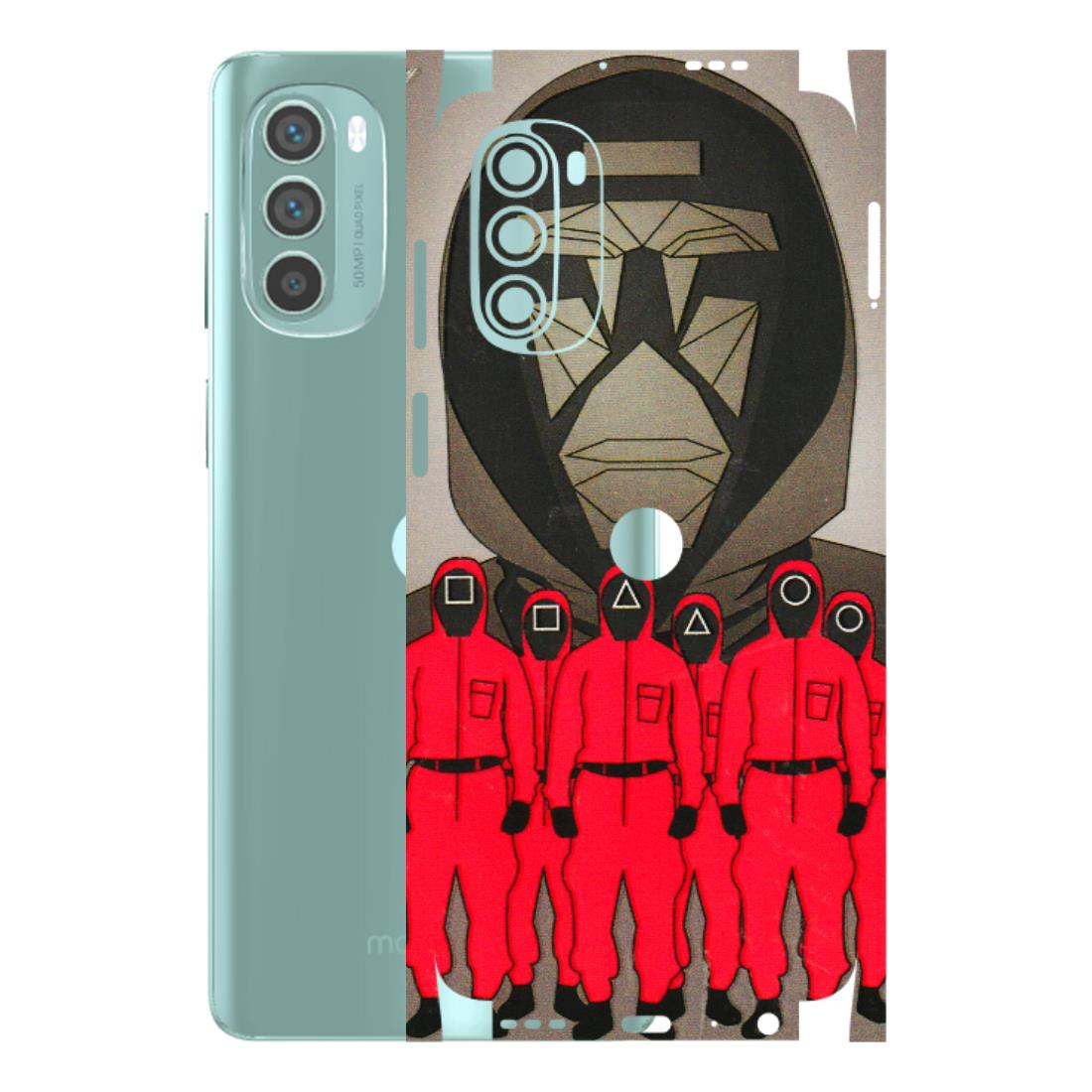 Motorola Phone Skins (All Models) - Squid Game Hero - 3D Embossed Finish (L-245) Motorola G62 5G -