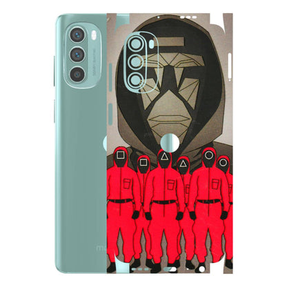 Motorola Phone Skins (All Models) - Squid Game Hero - 3D Embossed Finish (L-245) Motorola G62 5G -