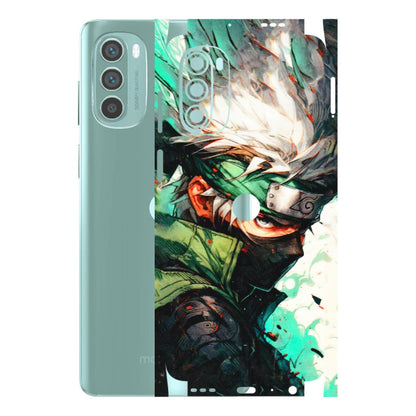 Motorola Phone Skins (All Models) - Kakashi Side Profile - 3D Embossed Finish (L-249) Motorola G62 5G -