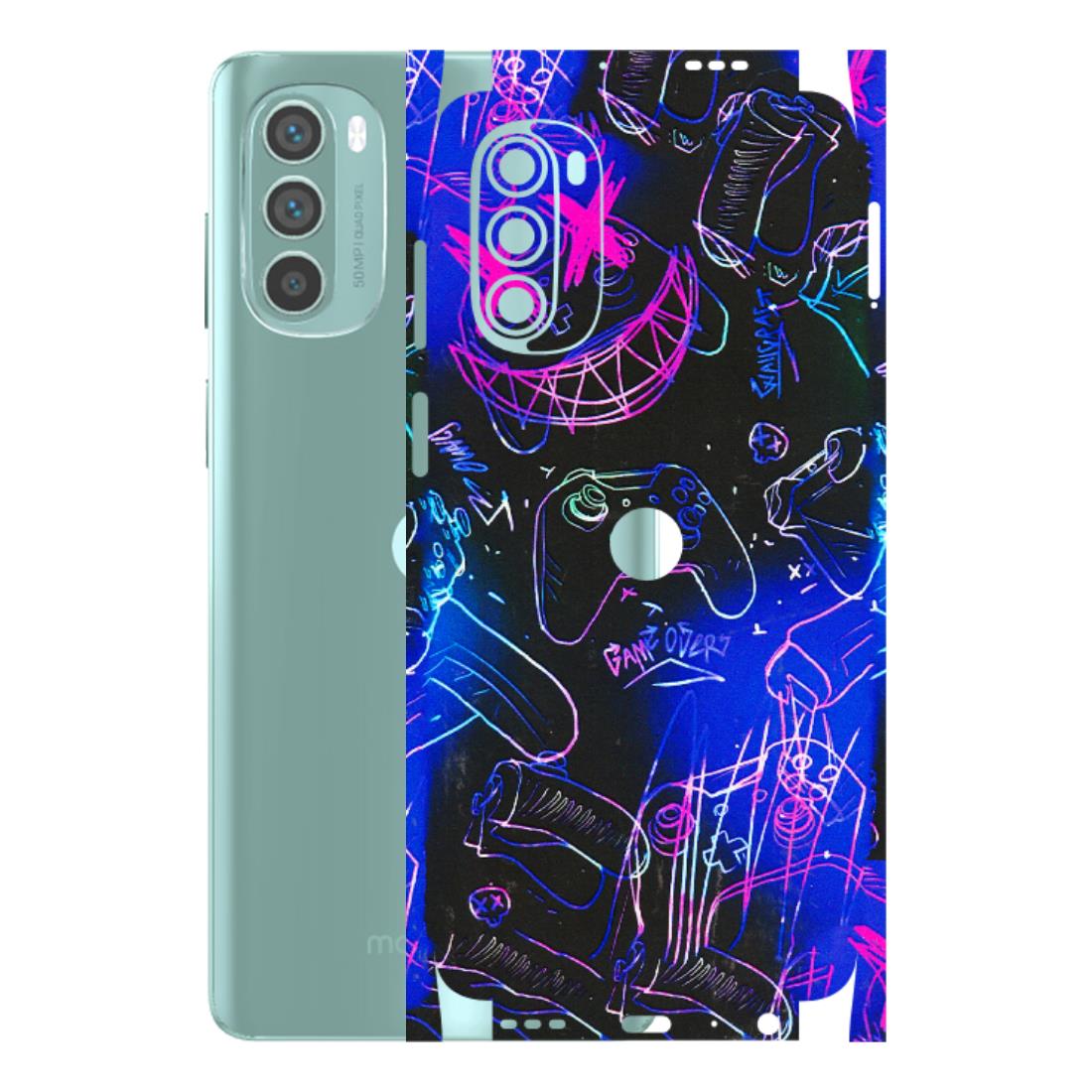 Motorola Phone Skins (All Models) - Gamers Paradise - 3D Embossed Finish (L-258) Motorola G62 5G -