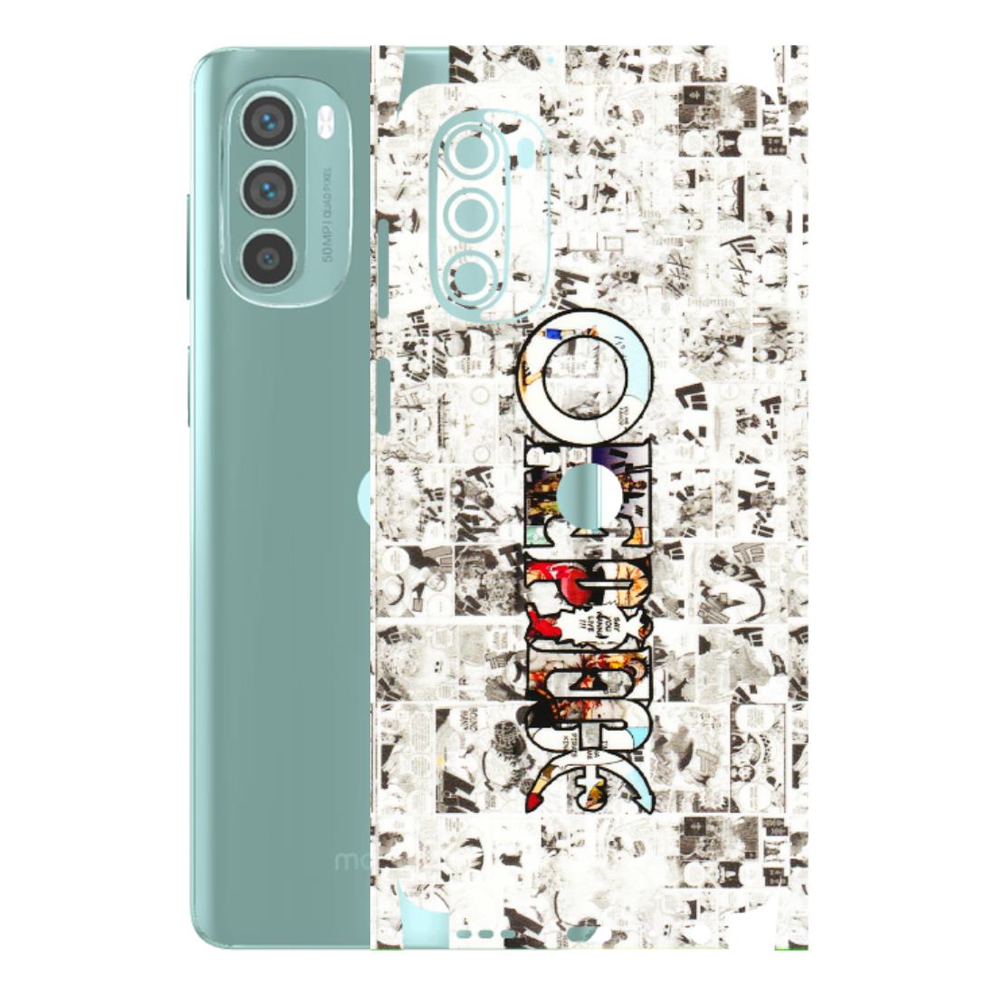 Motorola Phone Skins (All Models) - One Piece Manga - 3D Embossed Finish (L-26) Motorola G62 5G -
