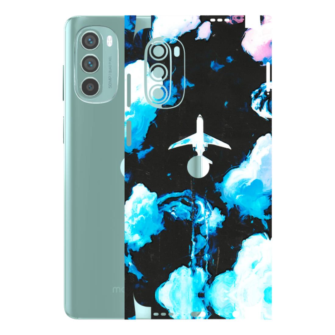 Motorola Phone Skins (All Models) - Travel In Airline - 3D Embossed Finish (L-264) Motorola G62 5G -