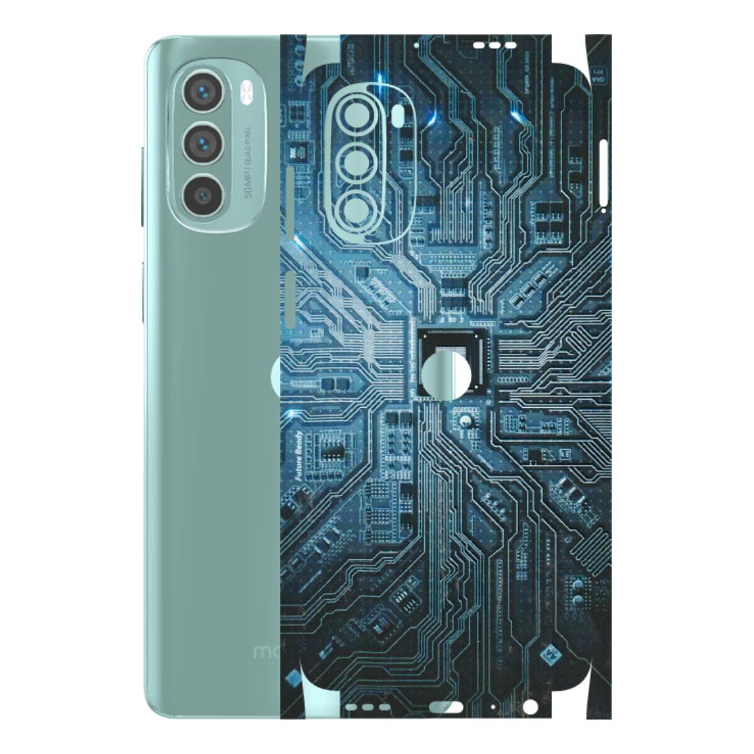 Motorola Phone Skins (All Models) - Original Circuit - 3D Embossed Finish (L-267) Motorola G62 5G -