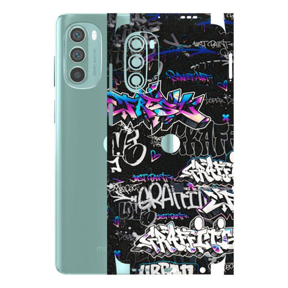 Motorola Phone Skins (All Models) - Graffiti Killer - 3D Embossed Finish (L-274) Motorola G62 5G -