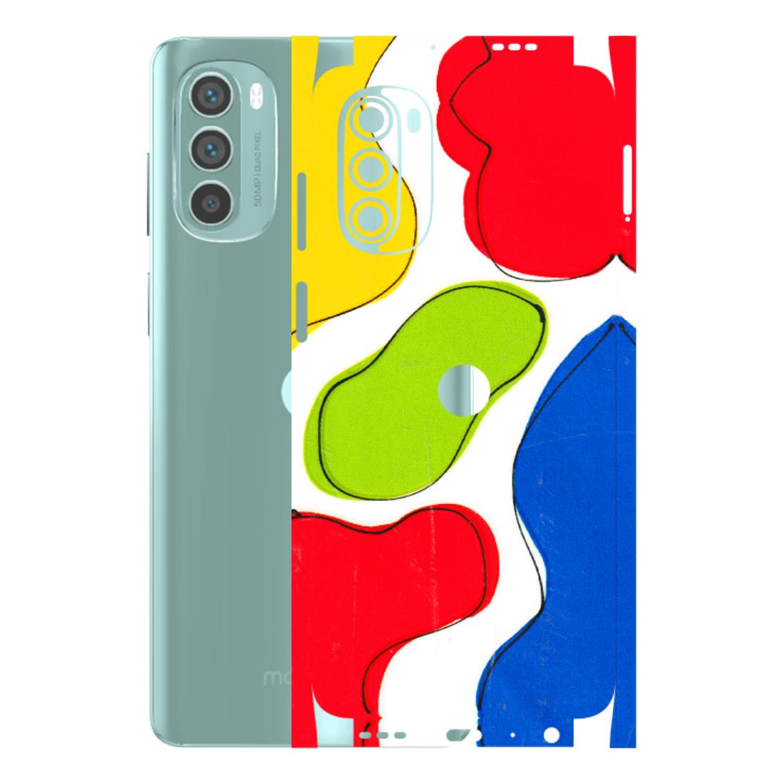 Motorola Phone Skins (All Models) - RGB Colour Paint - 3D Embossed Finish (L-284) Motorola G62 5G -