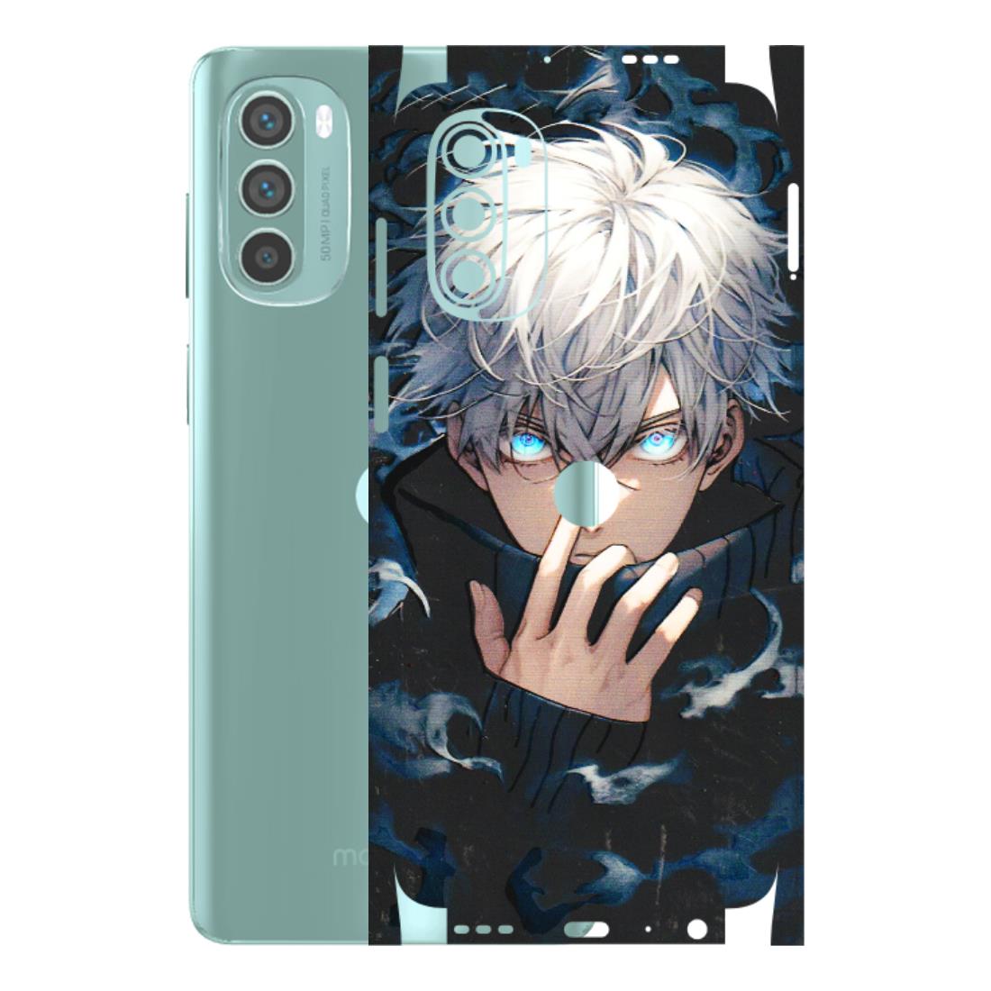 Motorola Phone Skins (All Models) - New Jujutsu Kaisen Anime - 3D Embossed Finish (L-313) Motorola G62 5G -