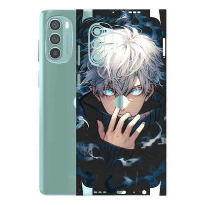 Motorola Phone Skins (All Models) - New Jujutsu Kaisen Anime - 3D Embossed Finish (L-313) Motorola G62 5G -