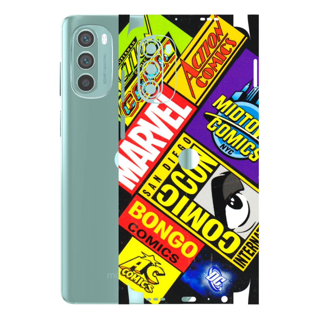 Motorola Phone Skins (All Models) - Bongo Comic Con - 3D Embossed Finish (L-325) Motorola G62 5G -