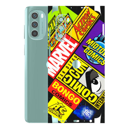 Motorola Phone Skins (All Models) - Bongo Comic Con - 3D Embossed Finish (L-325) Motorola G62 5G -