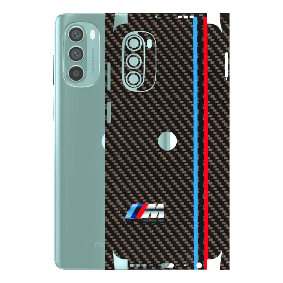 Motorola Phone Skins (All Models) - BM Carbon Fiber Feels - 3D Embossed Finish (L-38) Motorola G62 5G -