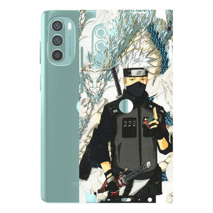 Motorola Phone Skins (All Models) - Kakashi Hatake Naruto Anime - 3D Embossed Finish (L-46) Motorola G62 5G -