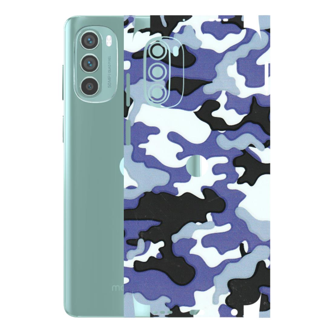 Motorola Phone Skins (All Models) - Powerfull Military Camoflauge - 3D Embossed Finish (L-49) Motorola G62 5G -