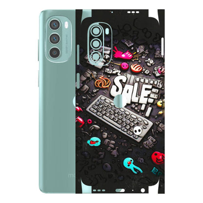 Motorola Phone Skins (All Models) - Gadgets Sale - 3D Embossed Finish (L-50) Motorola G62 5G -
