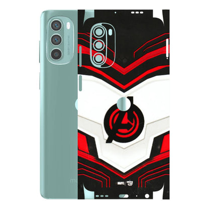 Motorola Phone Skins (All Models) - Avengers Logo - 3D Embossed Finish (L-55) Motorola G62 5G -