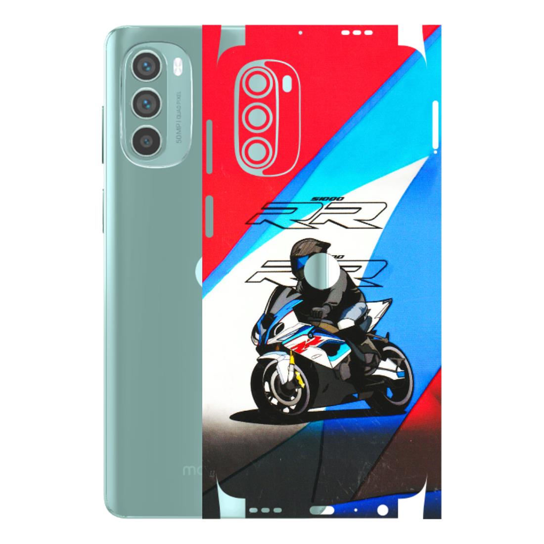 Motorola Phone Skins (All Models) - Bikers Love - 3D Embossed Finish (L-58) Motorola G62 5G -