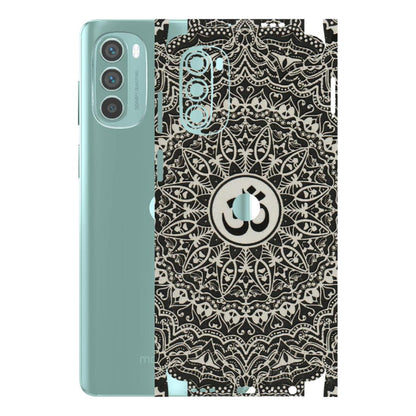 Motorola Phone Skins (All Models) - Aum Elegant Mandala - 3D Embossed Finish (L-62) Motorola G62 5G -