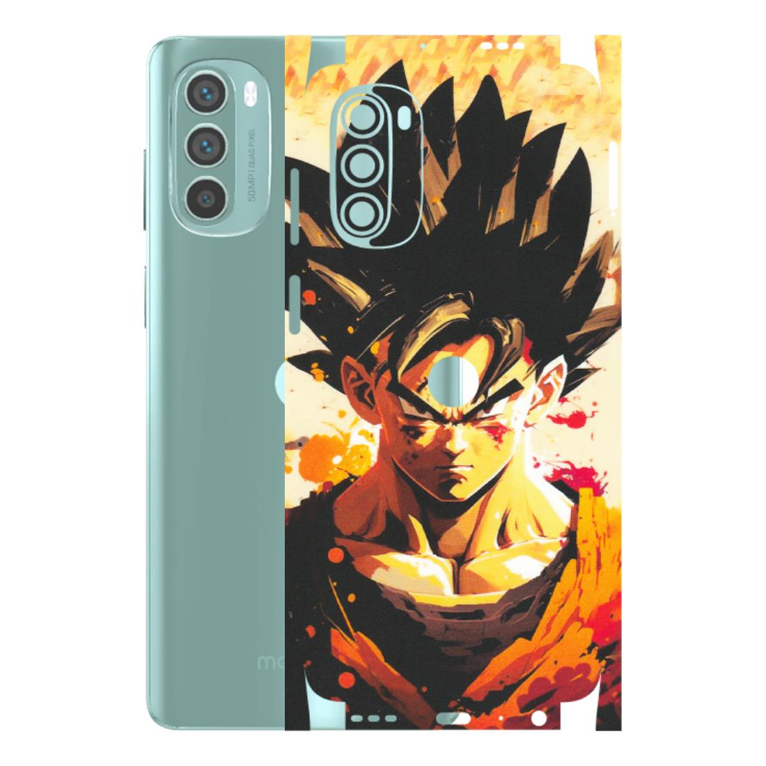 Motorola Phone Skins (All Models) - Angry Goku - Matte Finish (M-12) Motorola G62 5G -
