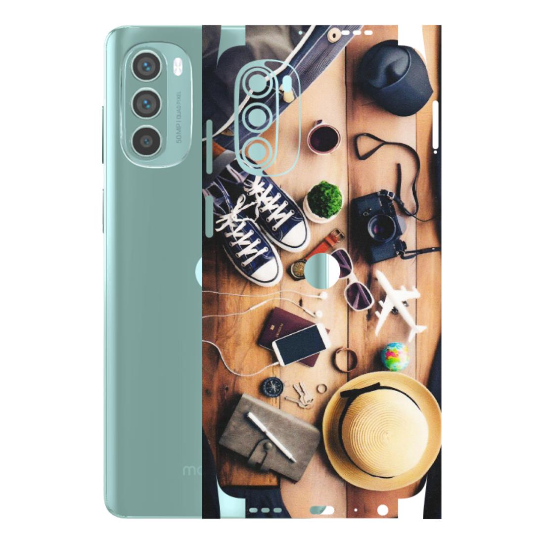 Motorola Phone Skins (All Models) - Travel Wanderlust - Matte Finish (M-133) Motorola G62 5G -