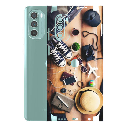 Motorola Phone Skins (All Models) - Travel Wanderlust - Matte Finish (M-133) Motorola G62 5G -