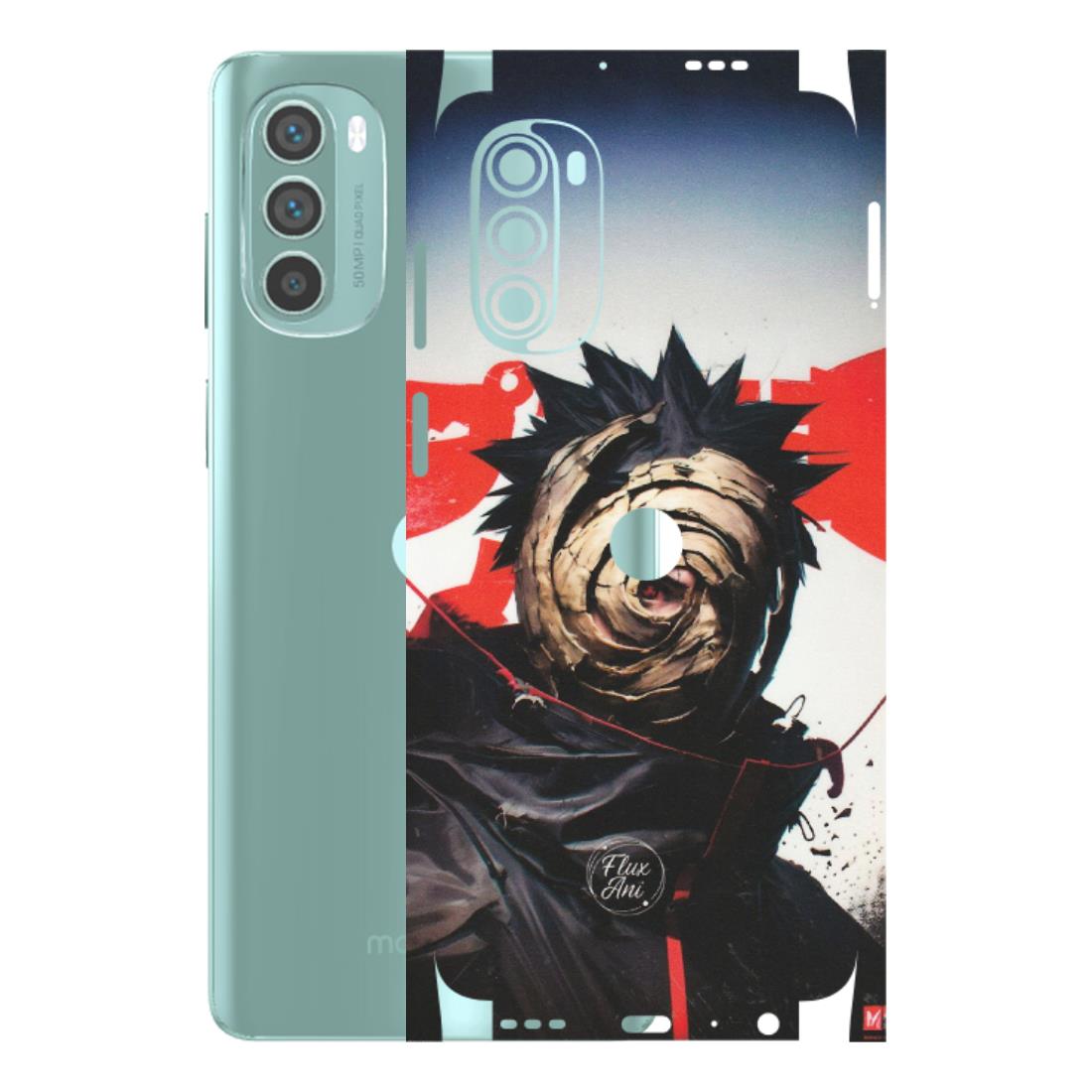 Motorola Phone Skins (All Models) - Obito Uchiha Cool Anime - Matte Finish (M-134) Motorola G62 5G -