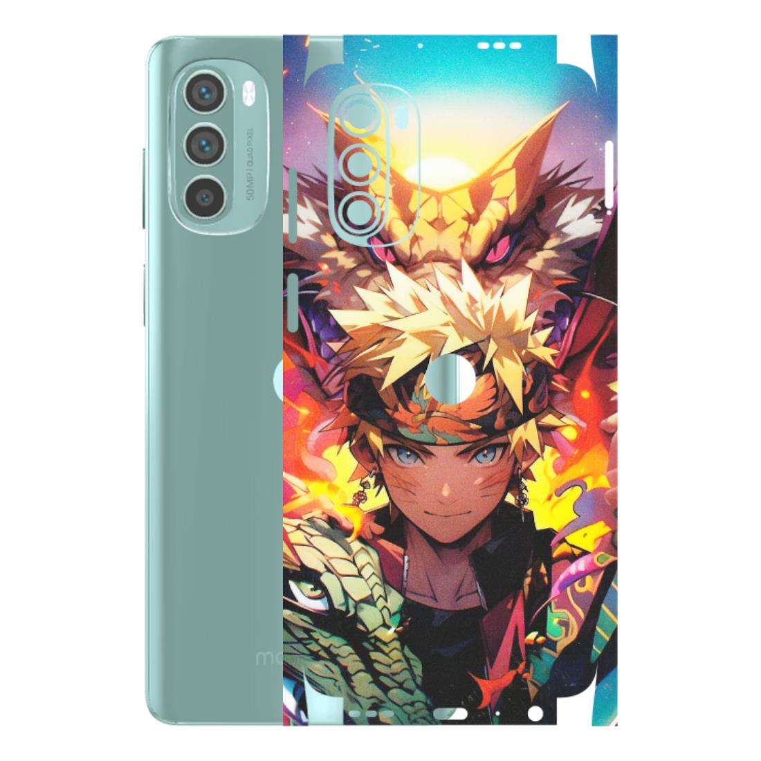 Motorola Phone Skins (All Models) - Angry Naruto Anime - Matte Finish (M-148) Motorola G62 5G -