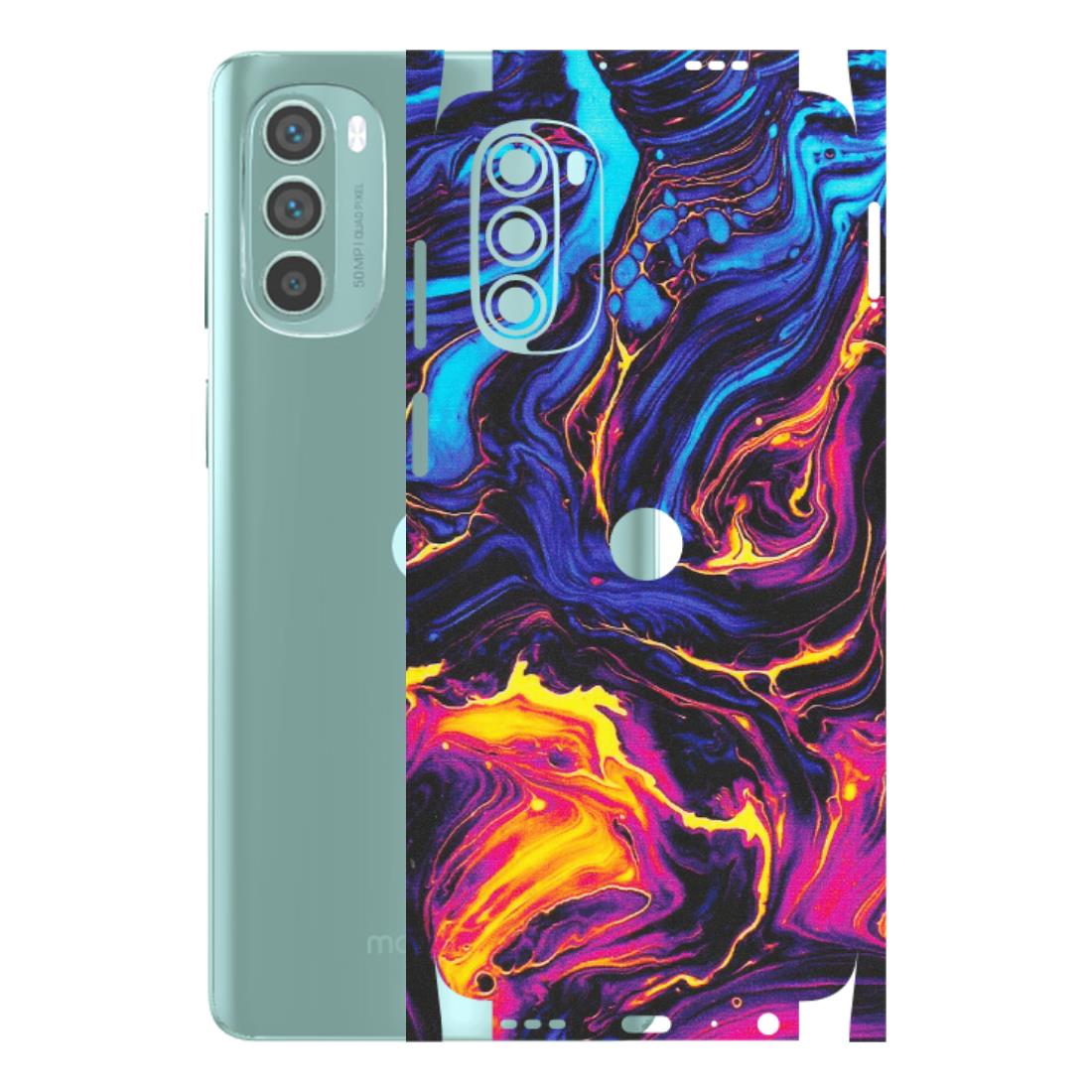 Motorola Phone Skins (All Models) - Abstract Paint Classy - Matte Finish (M-15) Motorola G62 5G -